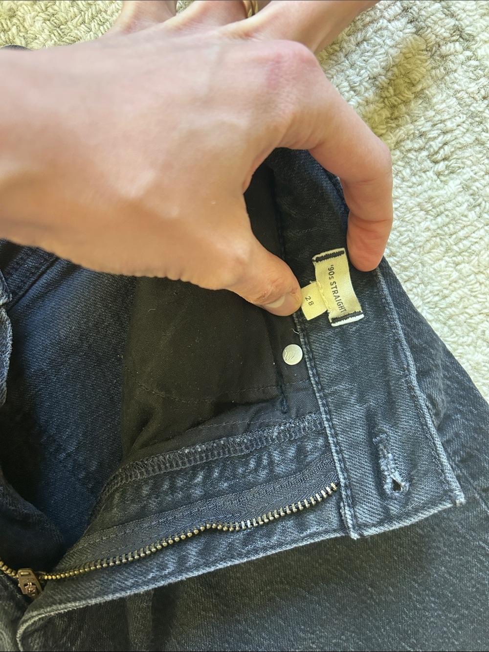 Madewell 90’s straight jeans - Picture 3 of 3